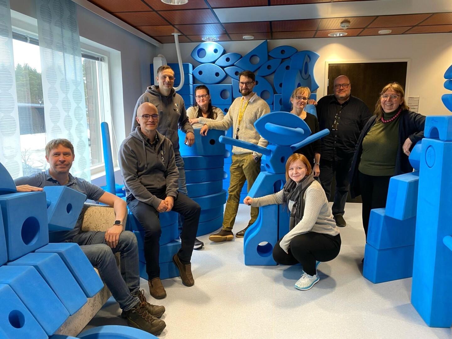 LINK team of Kajaani University of Applied Sciences. Picture: KAMK.