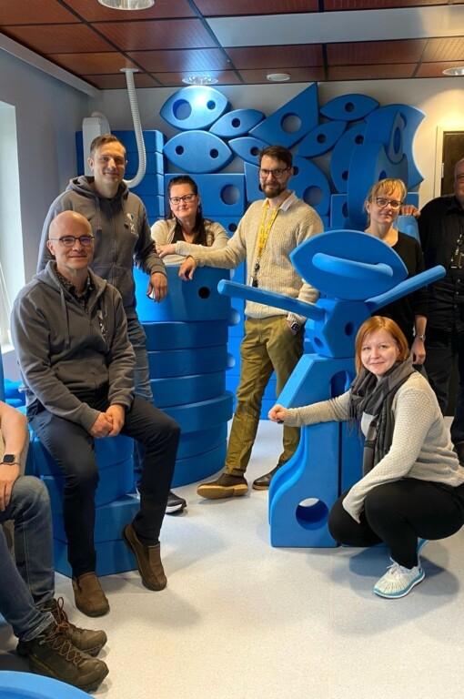 LINK team of Kajaani University of Applied Sciences. Picture: KAMK.