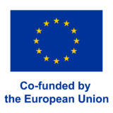 Logo: EU flag and text co funded by the European Union.